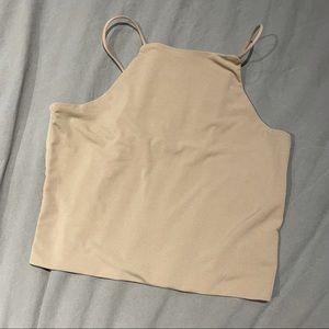 Forever 21 High Neck Cropped Top